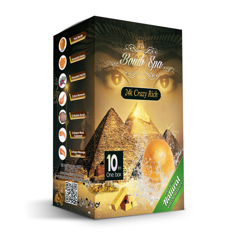 10 in1 Bomb Spa Pedicure Kits Hawaii Citrus