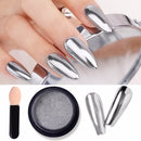 Nail Mirror Glitter Powder Metallic Colorful Dust Metal Effect