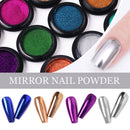 Nail Mirror Glitter Powder Metallic Colorful Dust Metal Effect