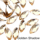 100pcs Glitter Acrylic Horse Eye Non Hotfix Rhinestones Nails Crystals Rhinestones