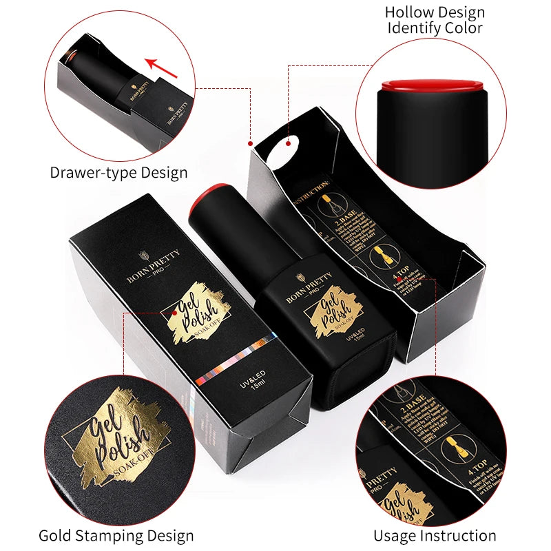 BORN PRETTY Pro Gel Nail Polish 15ml