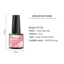 6PCS/SET Color Nail Gel Polish Set Kits