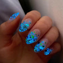BORN PRETTY Glitter Sequins Gel Nail Polish Glow In The Dark Shining