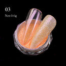 Nail Mirror Glitter Powder Metallic Colorful Dust Metal Effect