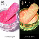 Nail Mirror Glitter Powder Metallic Colorful Dust Metal Effect