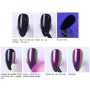 1 Box Spiegel-Nagelpulver, blaues Chamäleon, Metallspiegel, Nagelglitzer, Metallic-Effekt, Chrom, Nageldekoration