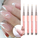 Professional Nail Art Brushes Nail Line Brush Pink Gel Painting Pe