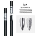 Nail Mirror Glitter Powder Metallic Colorful Dust Metal Effect