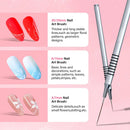 Silver Nail Art Liner Brushes Random in stock 5/7/9/11/20/25mm Painting Nail Art Brush