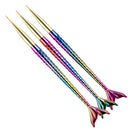 Creative Mermaid Tail Nail Art Brushes