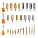 Cutter Golden Nail Drill Bits For Electric Nail Drill Machine