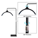 28INCH LED Half Moon Eyelash Floor Lamp Facial Skincare Tattoo Eyebrow