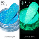 Nail Mirror Glitter Powder Metallic Colorful Dust Metal Effect