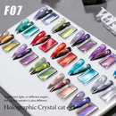 15 Farben/Set Glitzer gebrochener Diamant-Gel-Nagellack