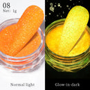 Nail Mirror Glitter Powder Metallic Colorful Dust Metal Effect