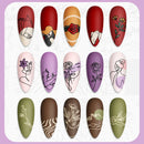 BORN PRETTY 12*6cm Nail Art Templates Stamping Plate Design
