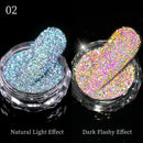 Nail Mirror Glitter Powder Metallic Colorful Dust Metal Effect