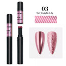 Nail Mirror Glitter Powder Metallic Colorful Dust Metal Effect