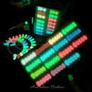 15 Farben/Set Fluoreszenz Flash Broken Diamond Gel-Nagellack