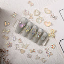 100PCS Mixed Design 3D Arcylic Nail Art Decorations Charms Kawaii Accessories