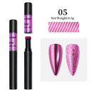 Nail Mirror Glitter Powder Metallic Colorful Dust Metal Effect