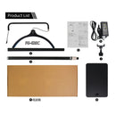 28INCH LED Half Moon Eyelash Floor Lamp Facial Skincare Tattoo Eyebrow