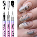 Nail Art Drawing Graffiti Pen Gel Plastic Waterproof Painting Liner Brush