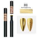 Nail Mirror Glitter Powder Metallic Colorful Dust Metal Effect