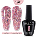 15ml Gel Nail Polish  Hybrid Varnish Black Red ColorUV Nail Supplies