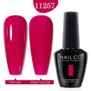 15ml Gel Nail Polish  Hybrid Varnish Black Red ColorUV Nail Supplies