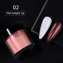 Nail Mirror Glitter Powder Metallic Colorful Dust Metal Effect