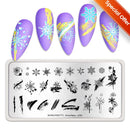 BORN PRETTY 12*6cm Nail Art Templates Stamping Plate Design