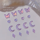 Auroras Butterfly 3D Nail Art Decoration