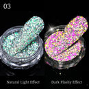 Nail Mirror Glitter Powder Metallic Colorful Dust Metal Effect