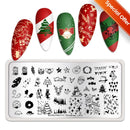 BORN PRETTY 12*6cm Nail Art Templates Stamping Plate Design