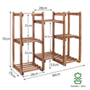 Garden Plant Stand Indoor & Outdoor Storage, Display Rack for Greenery Plants