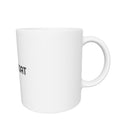 White glossy mug