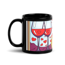 Heart Black Glossy Mug