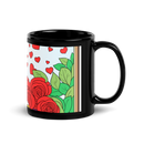 Heart Black Glossy Mug