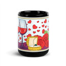 Heart Black Glossy Mug