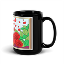 Heart Black Glossy Mug